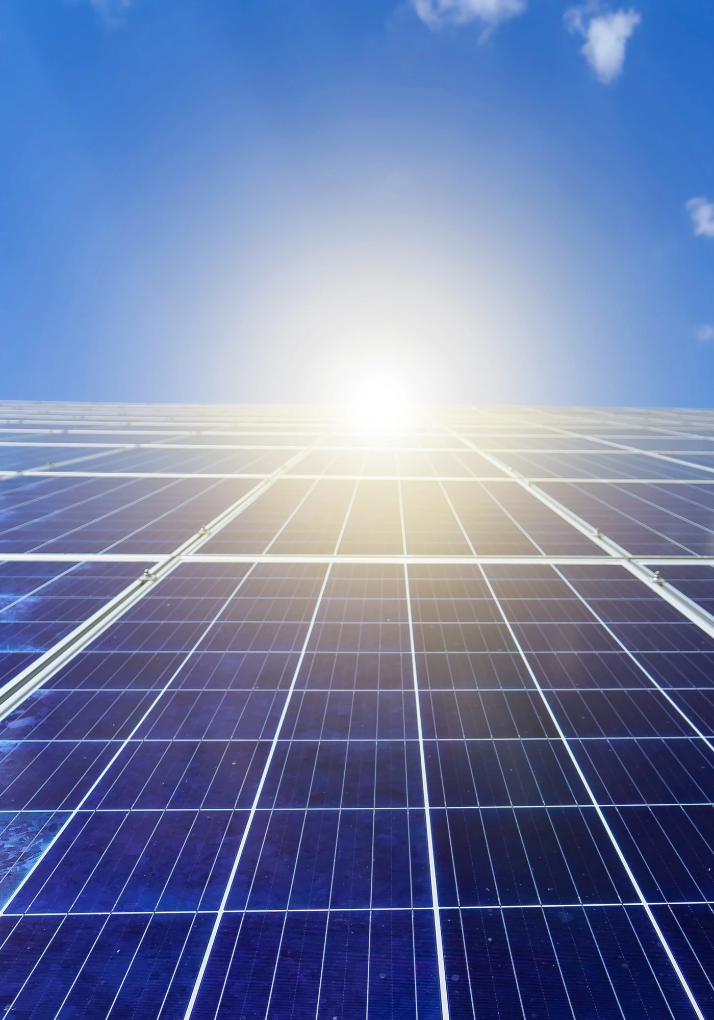 Utility-scale solar array